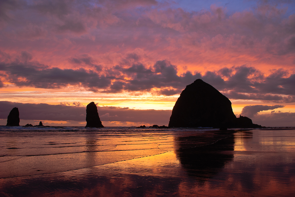 Haystack Rock Sunset II