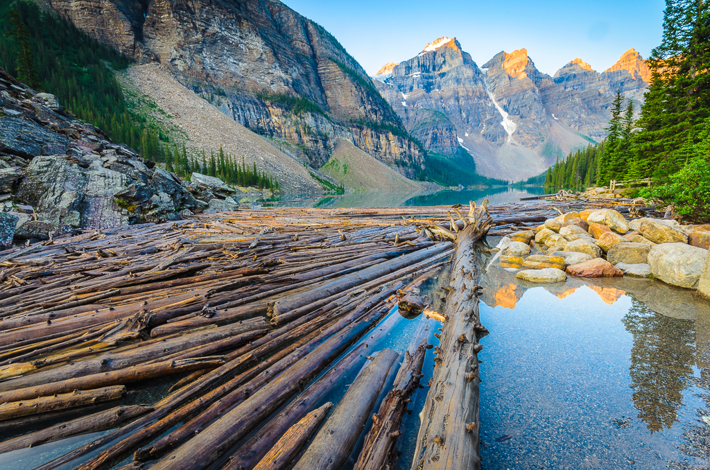 Lake Moraine Sunrise III