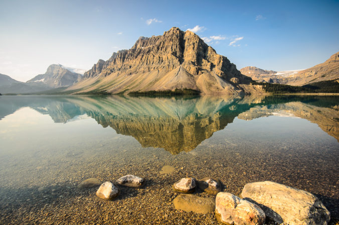 Crowfoot Mountain Reflection