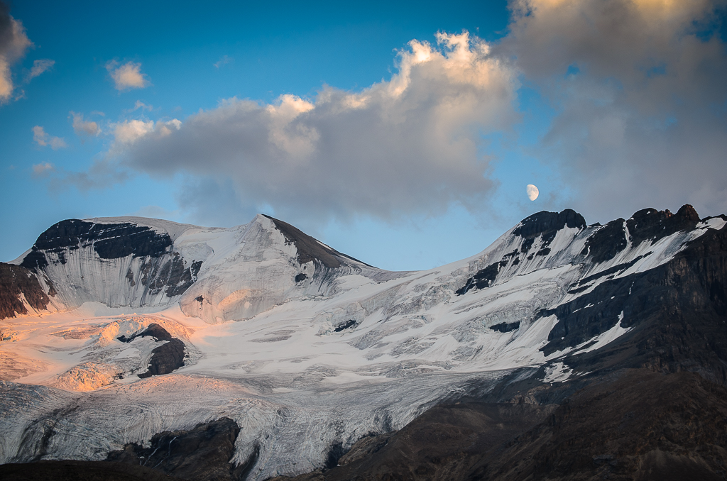 Columbia Icefield Moonrise